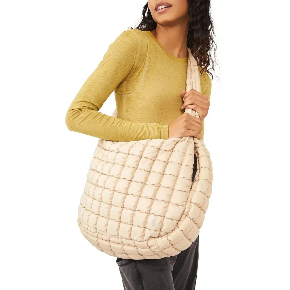 Free People Movement Quilted Carryall Bag - Off White - Picture 13 of 13